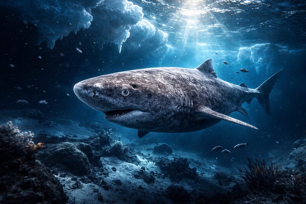 Cá mập Greenland có thề sống tới 500 năm