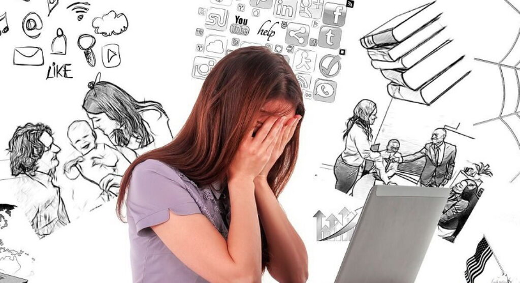 stress có thể gây khó ngủ