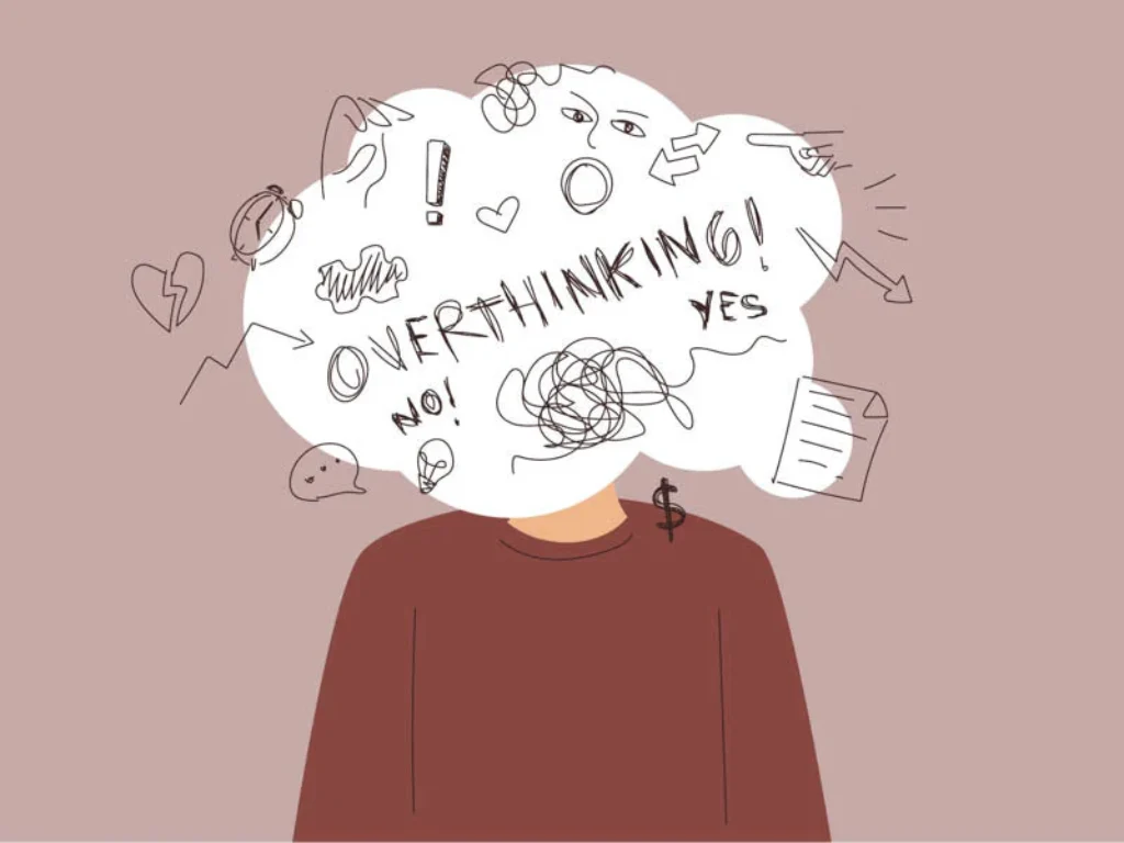 ban đêm không ngủ được vì overthinking, đầu óc suy nghĩ nhiều và lo âu trước khi ngủ